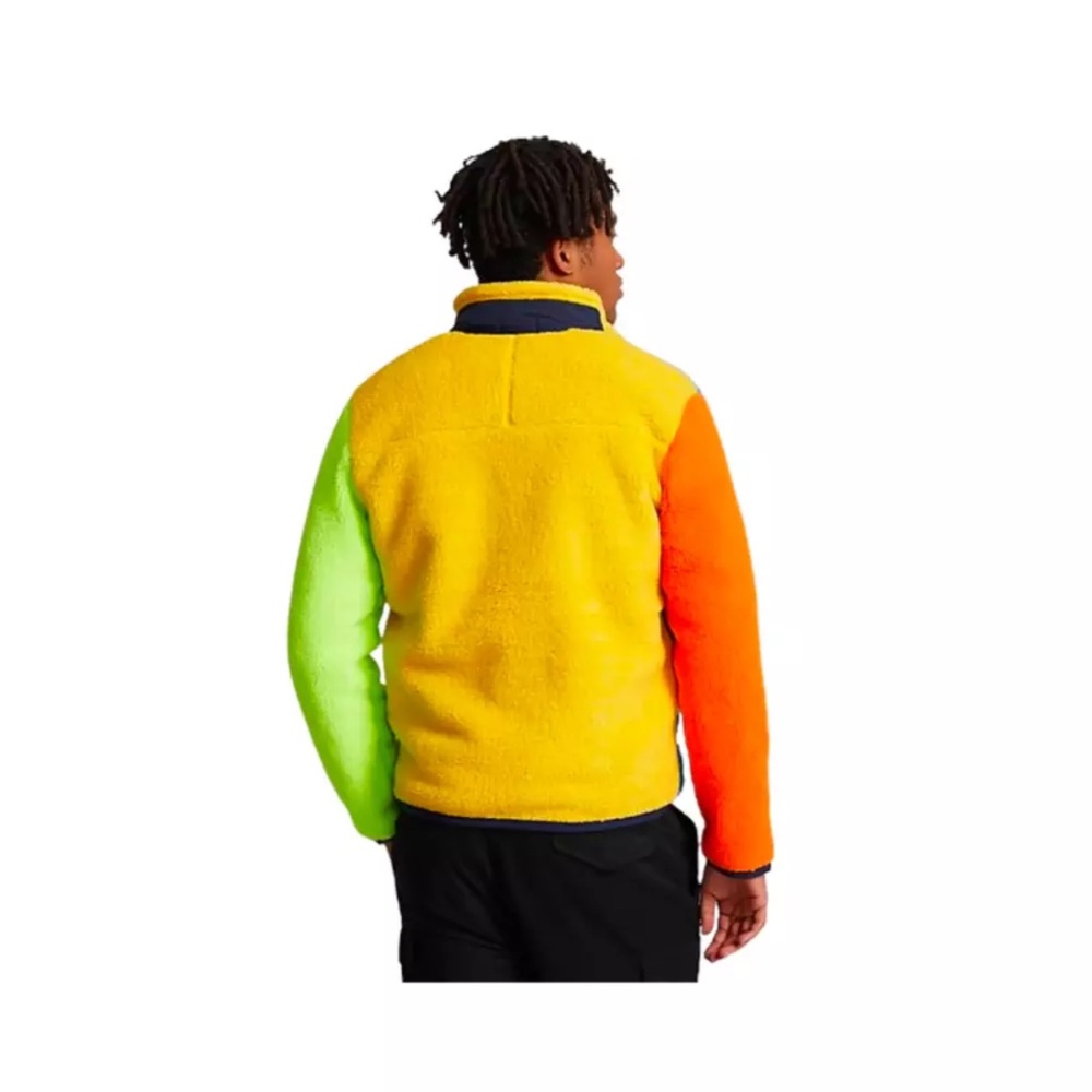 RALPH LAUREN HI-PILE FLEECE FULL-ZIP HYBRID SIZE XXL NWT - Picture 4 of 4